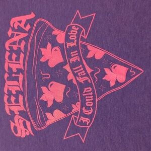 Selena Purple Graphic Sweatshirt